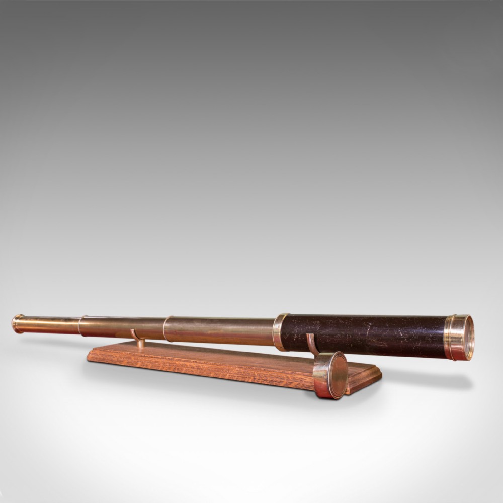 Antique Telescope, 3 Draw, Pocket Refractor, Dollond London, Mid 19th Century