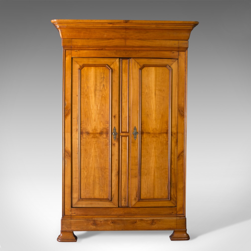 Antique Linen Press, French, Chestnut, Cupboard, Wardrobe, Circa 1850