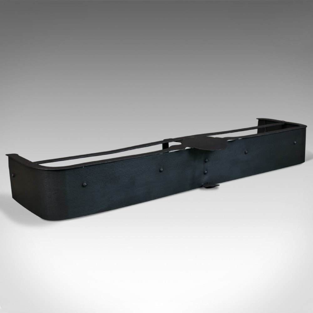 Antique Fire Surround, English, Victorian, Fender, Iron, Circa 1890