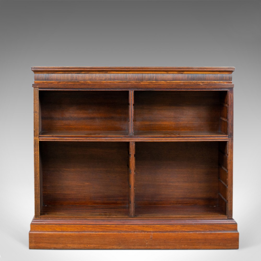 Antique Open Bookcase, English, Regency and Later, Bookshelves, Rosewood, c.1830