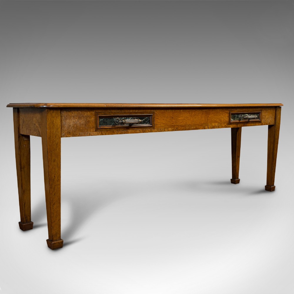 Antique Console Table, Large, Scottish, Walnut,  J & T Scott, Victorian