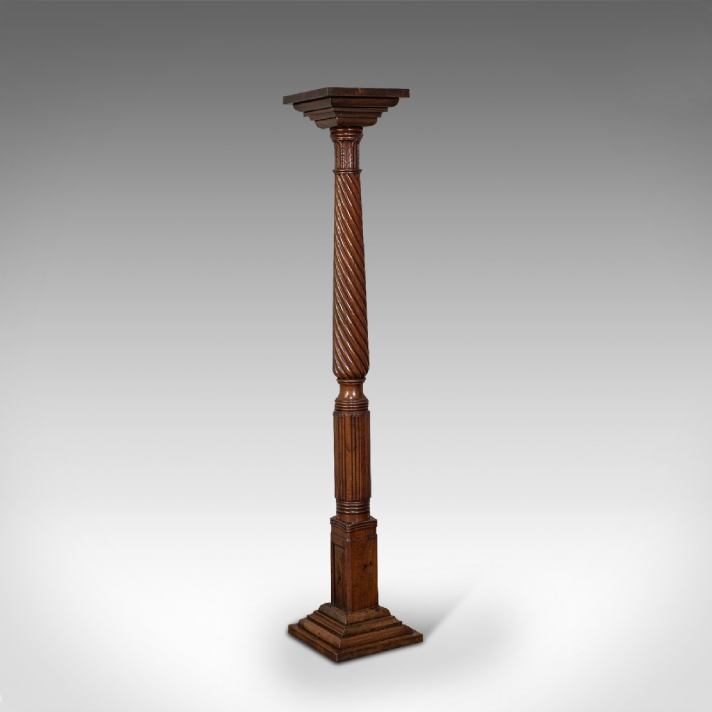 Antique Torchere, English, Mahogany, Plant Stand, Jardiniere, William IV, C.1830
