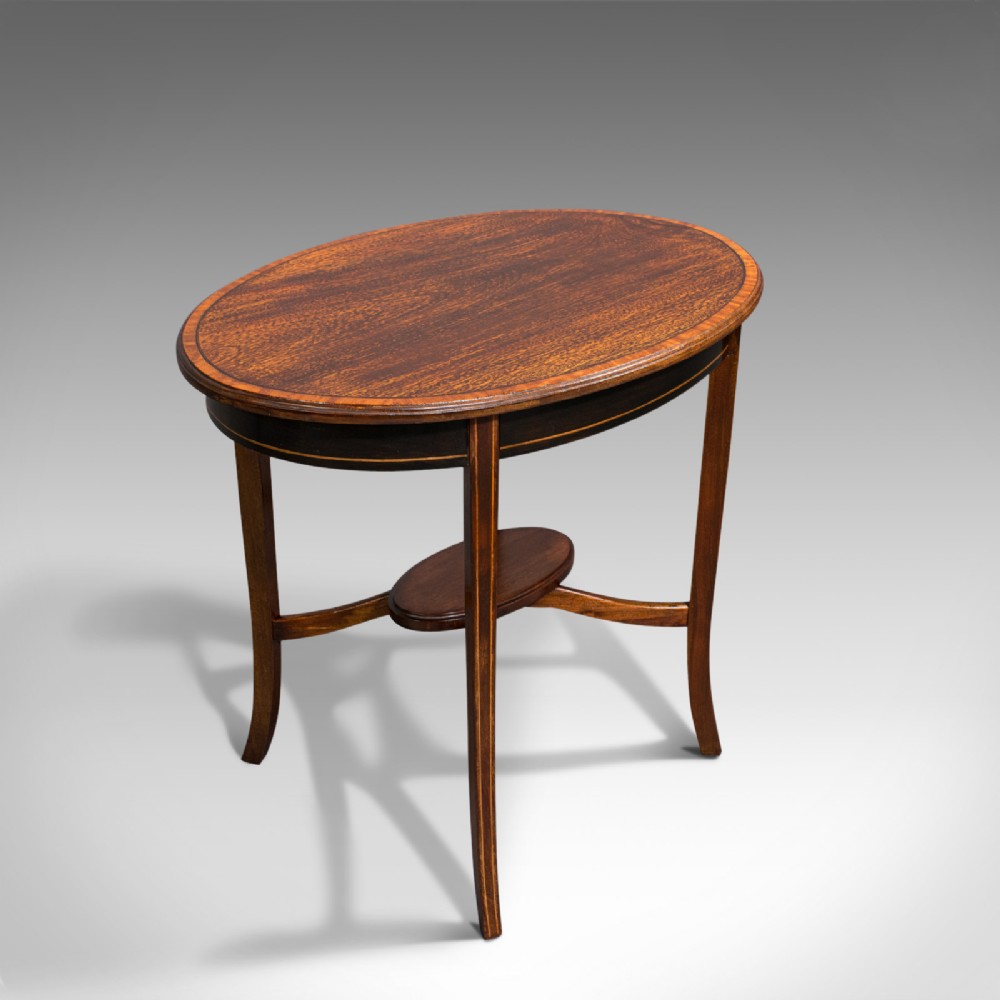 Antique Side Table, English, Mahogany, Walnut, Lamp, Occasional, Regency, C.1820