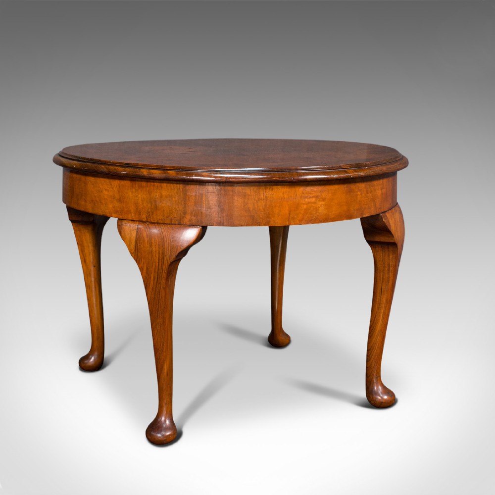 Antique Sofa Table, English, Walnut, Circular, Centre, Side, Edwardian, C.1910
