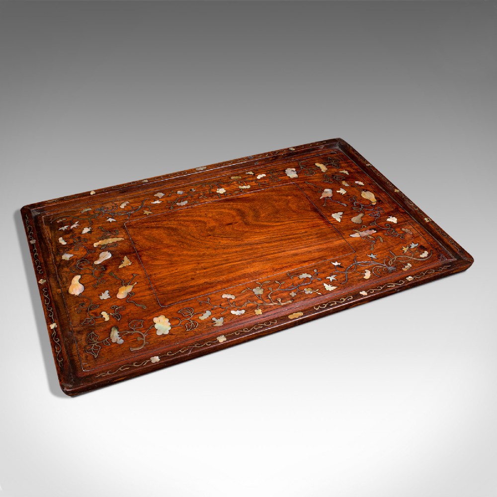 Antique Serving Tray, English, Teak, Decorative, Campaign, Colonial, Georgian
