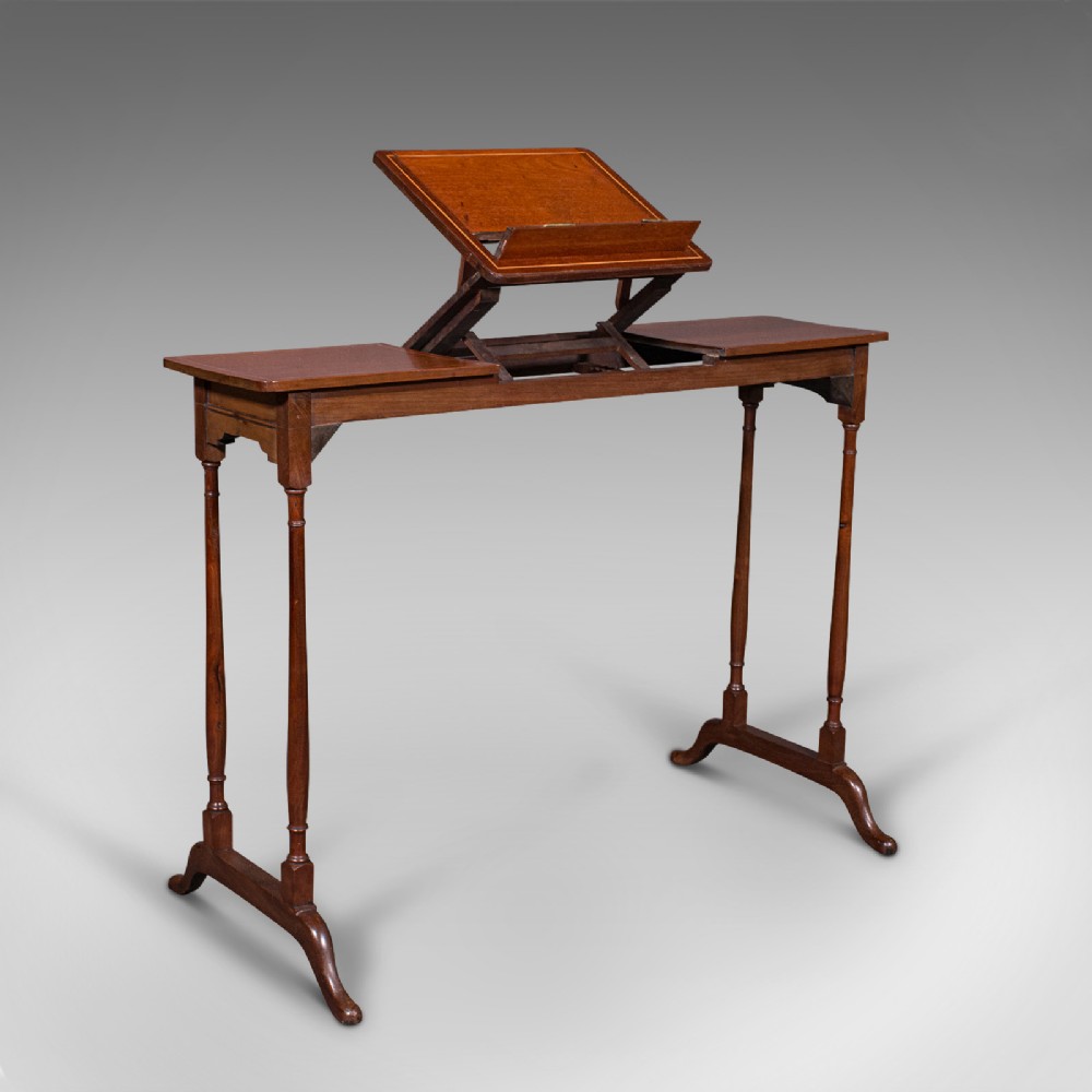 Antique Conductor's Stand, English, Adjustable, Music Rest, Lectern, Edwardian