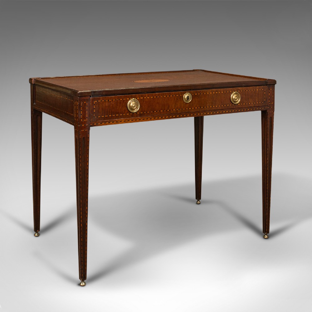 Antique Silver Table, English, Inlaid, Display, Georgian, C.1780