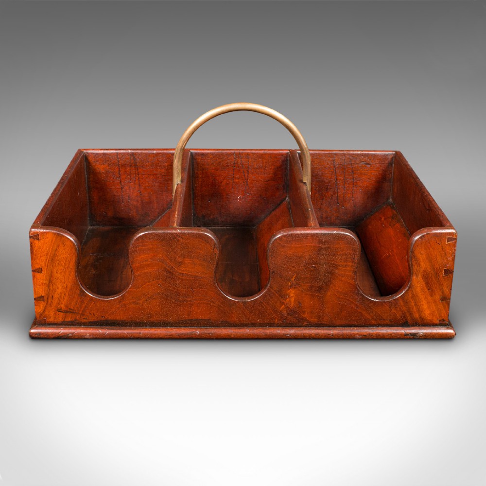 Antique Country House Sommelier's Case, English, Wine Bottle Caddy, Victorian