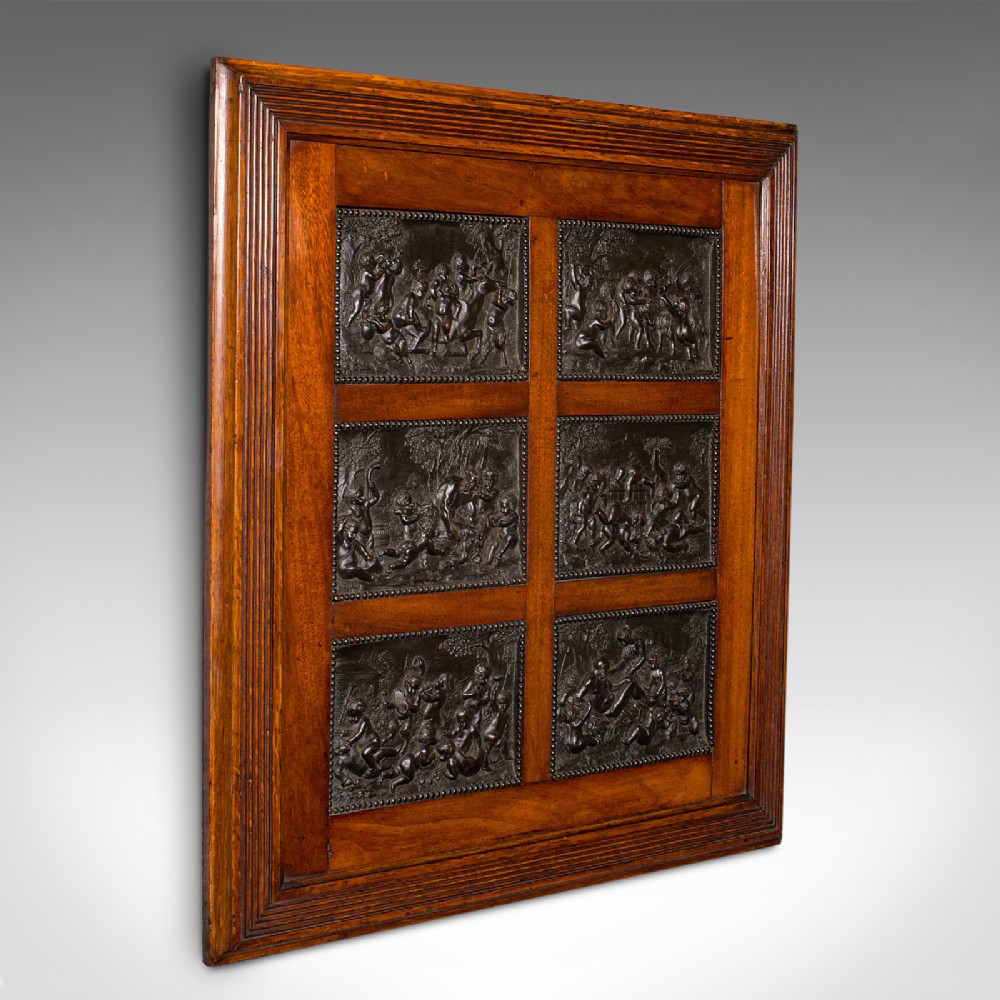 Antique Bacchanalian Frieze, Italian, Bronze, Grand Tour, Victorian, Circa 1850