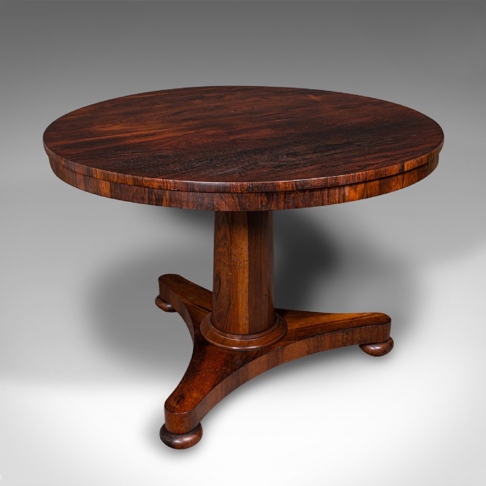 Large Antique Breakfast Table, English, Tilt Top, Centre, Display, William IV