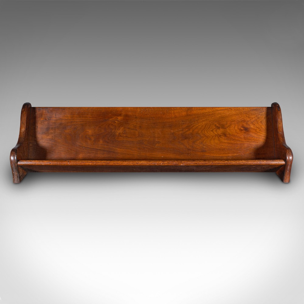 Antique Large Volume Book Trough, English, Country House Library Rest, Victorian