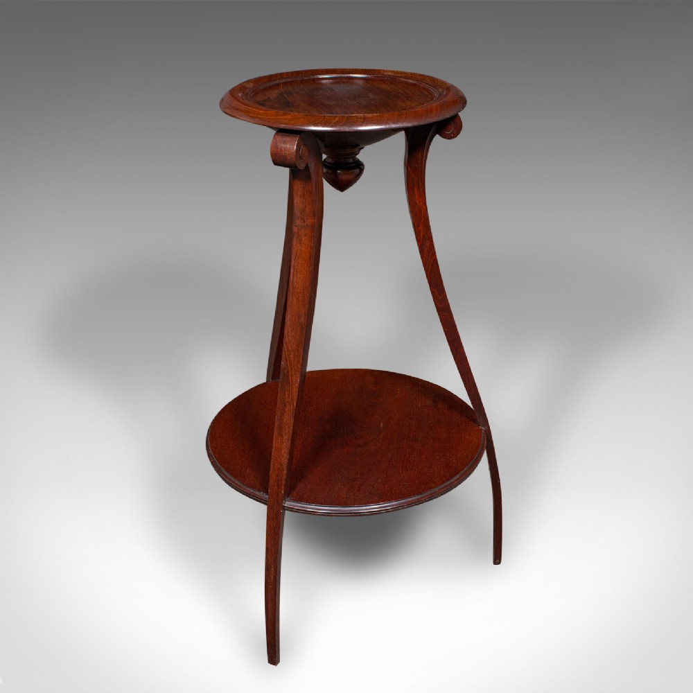 Antique Two Tier Jardiniere, English Cake Stand, Torchere, Early Victorian, 1840