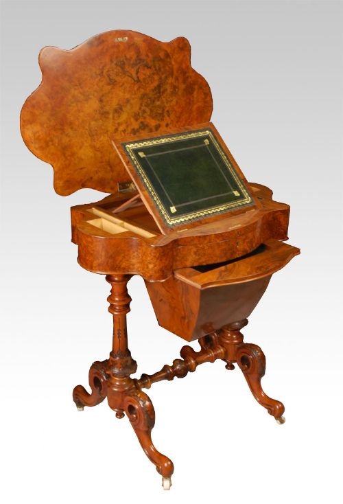 Victorian Walnut Work Table