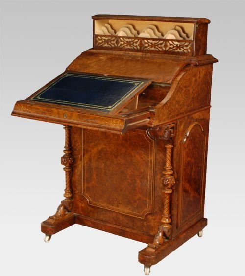Burr Walnut Davenport
