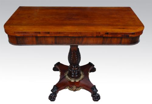 Regency Rosewood Tea Table