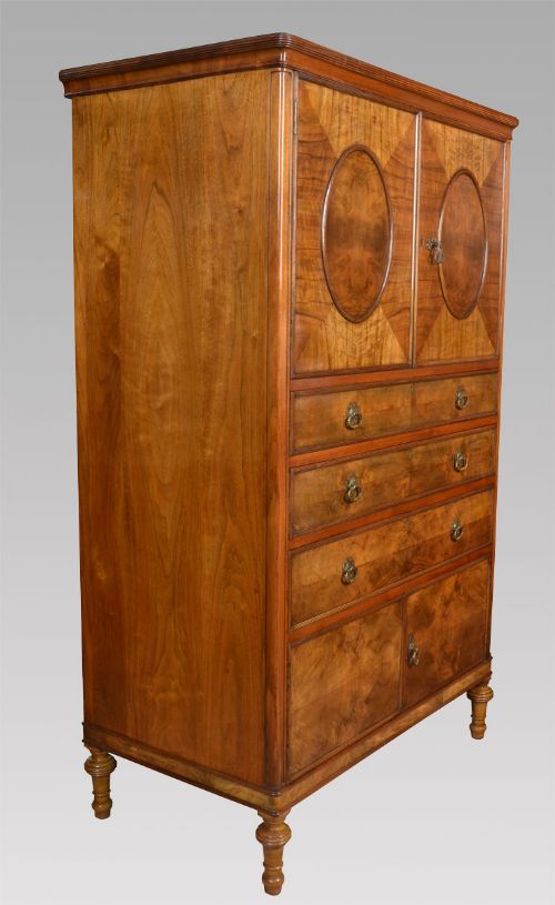 Figured Walnut Cabinet