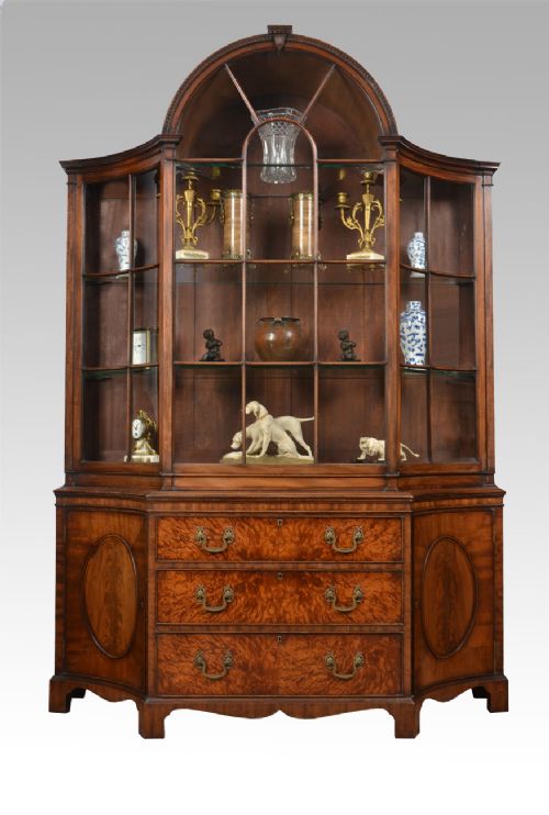 Mahogany Glazed Display Cabinet