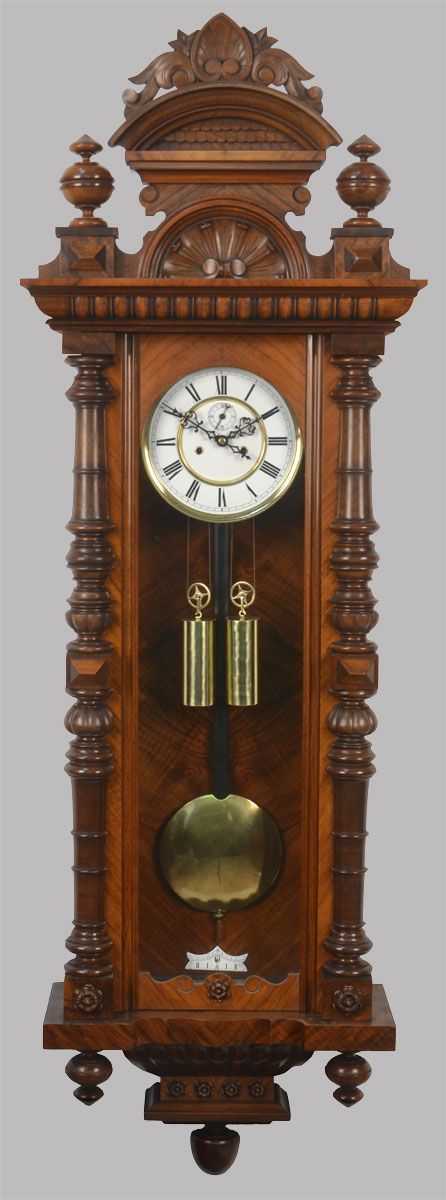 Walnut Vienna Wall Clock