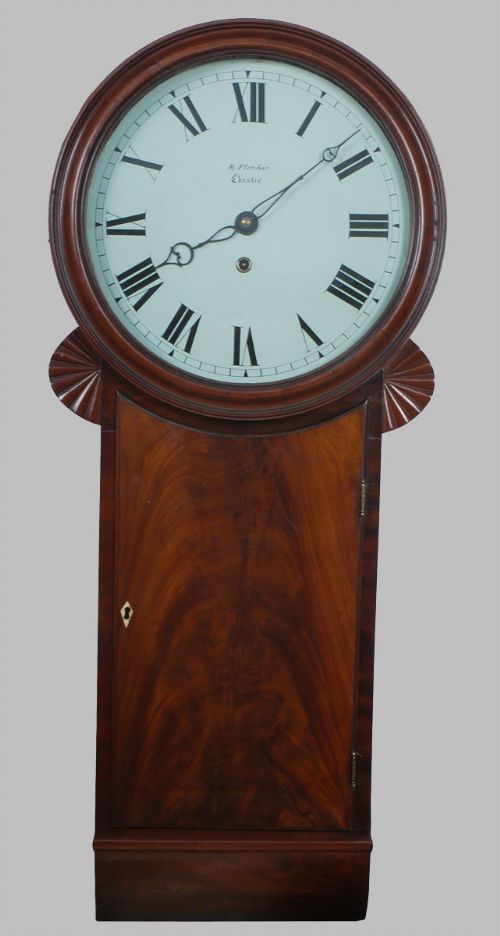 Mahogany Trunk Wall Clock