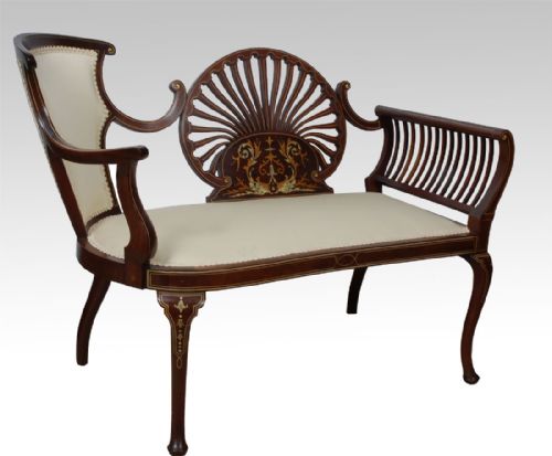 Mahogany Boudoir Couch