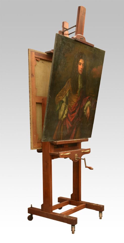Victorian Mahogany Artist's Easel by Newman