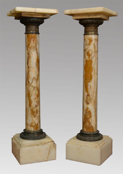 Pair of Onyx Pedestals