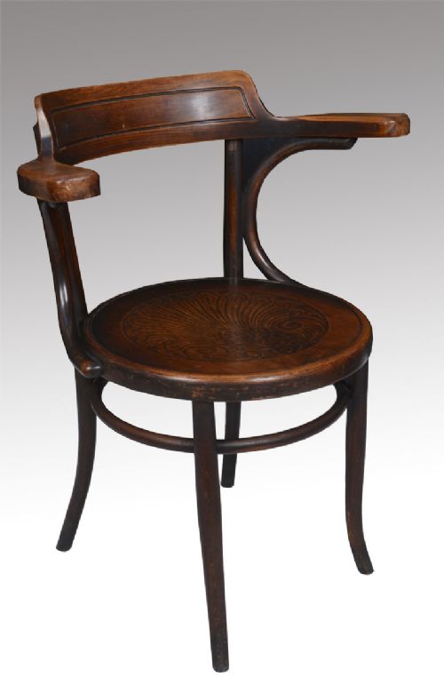 Set of Sixteen Bentwood Armchairs