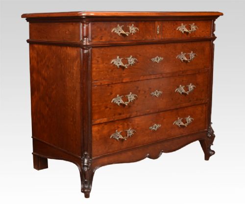 French Mahogany Chest of Draws