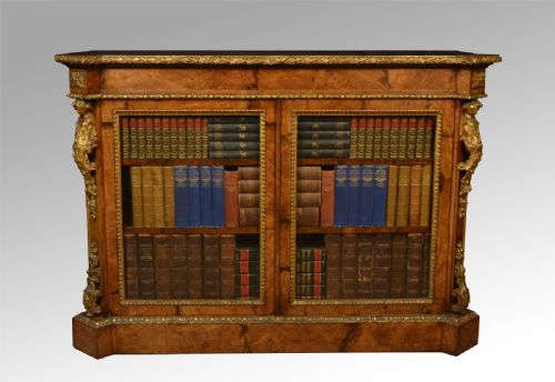 Burr Walnut Bookcase by Gillow