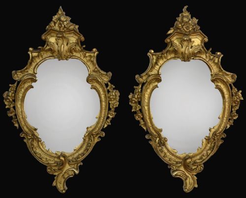 Pair of Giltwood Wall Mirrors