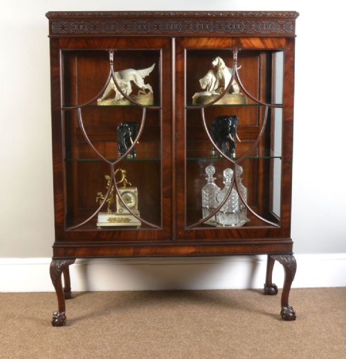 Mahogany Display Cabinet