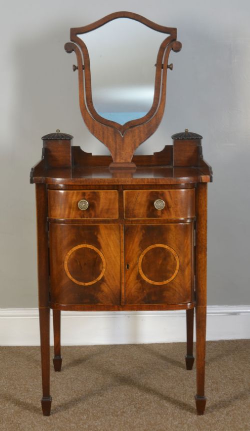 Mahogany George III Inlaid Dressing Table
