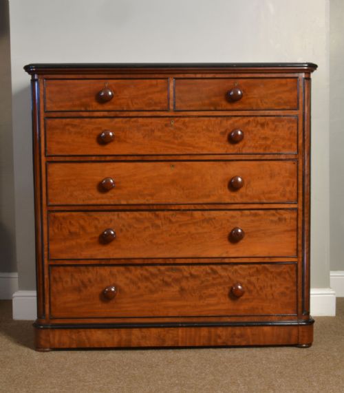 Victorian Mahogany and Ebony Chest of Draws