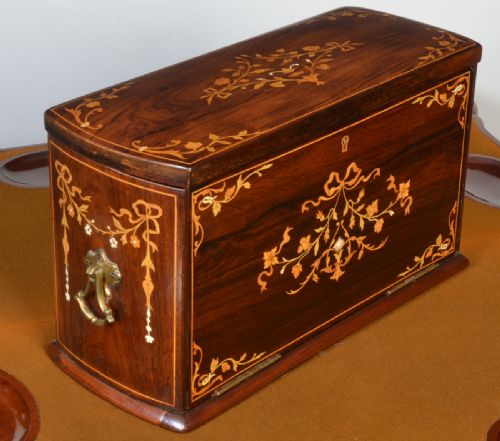 Late Victorian Inlaid Writing Box