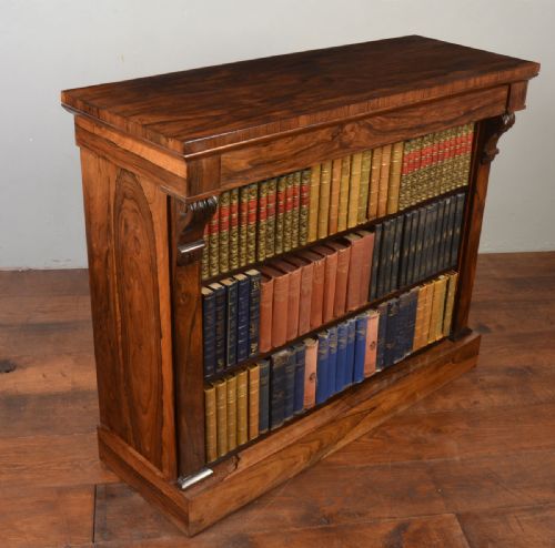 Regency Rosewood Open Bookcases