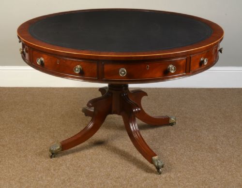 Mahogany Drum Table