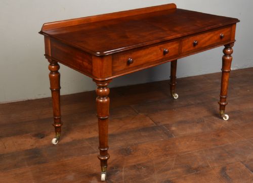 Mahogany Two Draw Writing Table