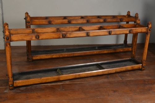 Large Pair of Country House Gothic Sticks Stands