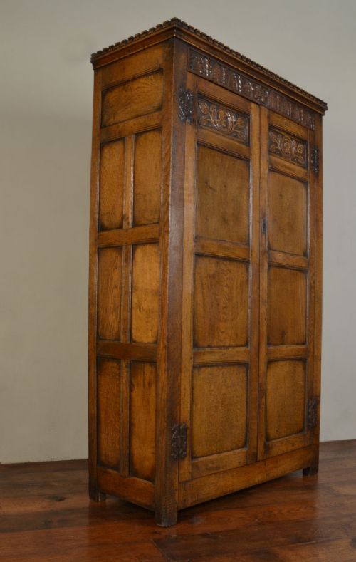 Carved Oak Wardrobe