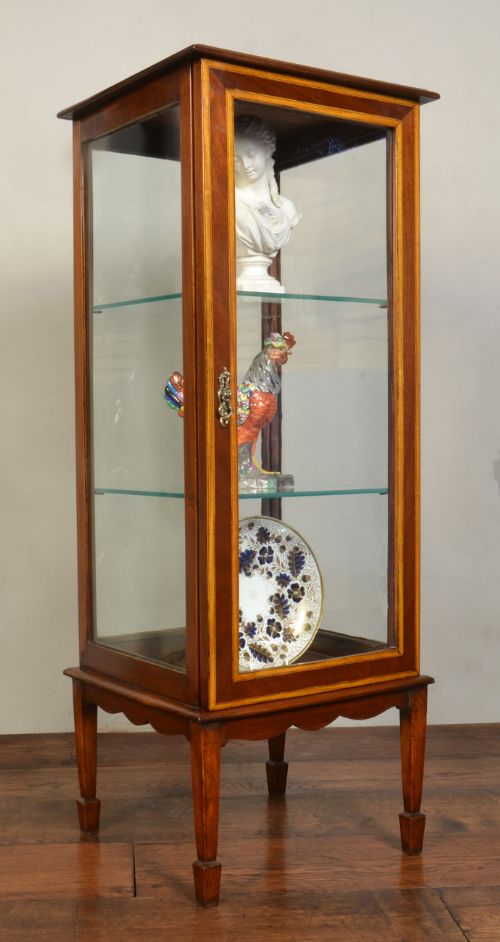 Edwardian Freestanding Small Display Cabinet