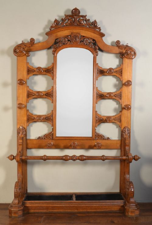 Blonde Oak Hall Stand