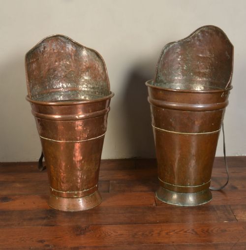 Near Pair of 19th Century Grape Hods