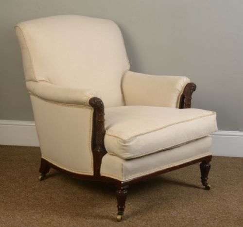 Mahogany Library Chair
