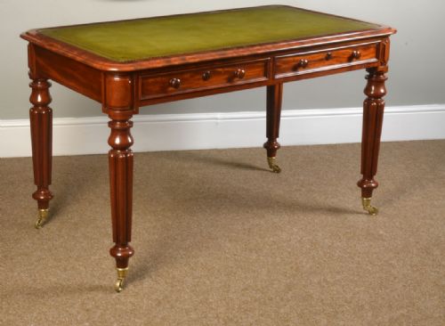 Mahogany Two Draw Writing Table