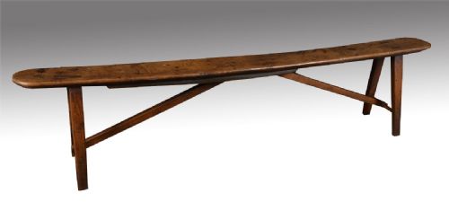 Oak Rustic Bench