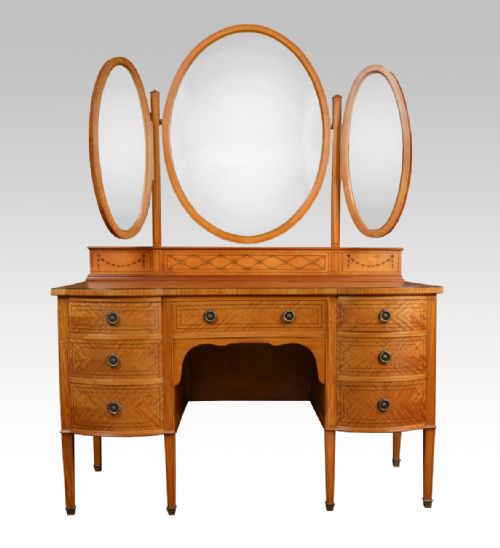Edwardian Satinwood Dressing Table