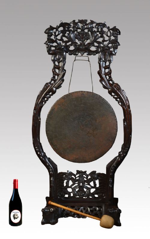 Very Large Chinese Carved Dinner Gong