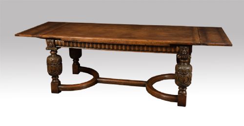 Oak Drawer Leaf Refectory Dining Table