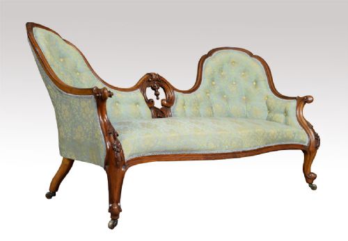 Victorian Walnut Framed Settee