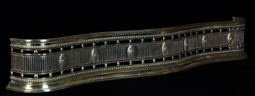 Georgian Brass Serpentine Shaped Fender
